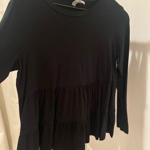 Asos long sleeve babydoll top